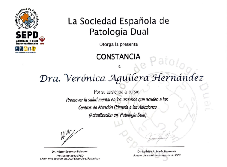 certificado para terapias cdmx